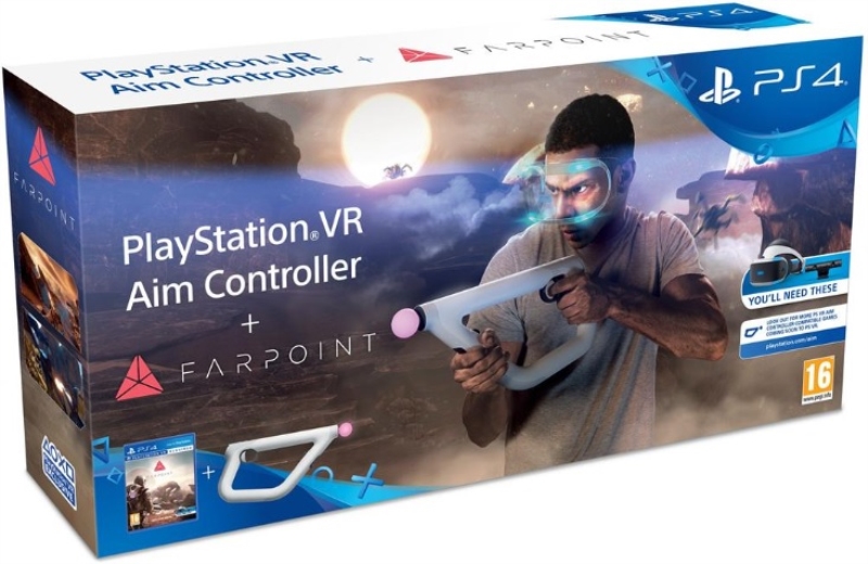 SONY Far Point VR + Aim Controller per Sony PS4